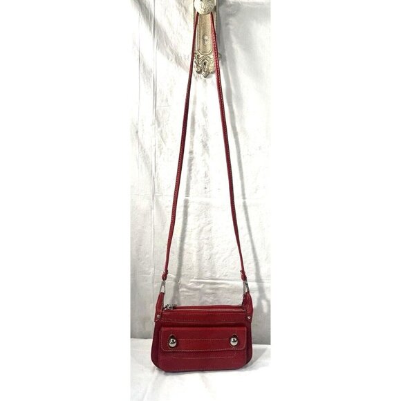MNG accessories By Mango Small Crossbody Purse Red - Picture 2 of 15